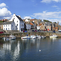 Buy canvas prints of Crail Panorama by Karl Oparka
