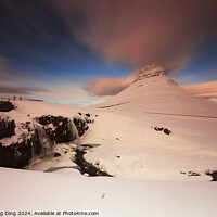 Buy canvas prints of Sunrise at Kirkjufell Iceland  by Renxiang Ding