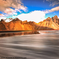 Buy canvas prints of Vestrahorn Iceland  by Renxiang Ding