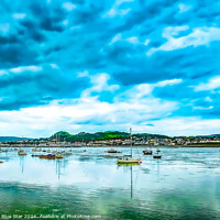 Buy canvas prints of Conwy in North Wales by Dark Blue Star
