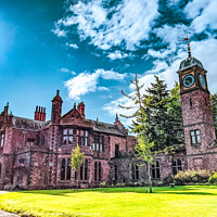 Buy canvas prints of Walton Hall in Cheshire by Dark Blue Star