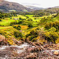 Buy canvas prints of Sour Milk Ghyll in the Lake District by Dark Blue Star