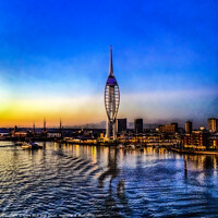 Buy canvas prints of Spinnaker Tower in  Portsmouth by Dark Blue Star