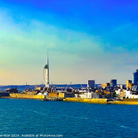 Buy canvas prints of The Sea Front at Portsmouth by Dark Blue Star
