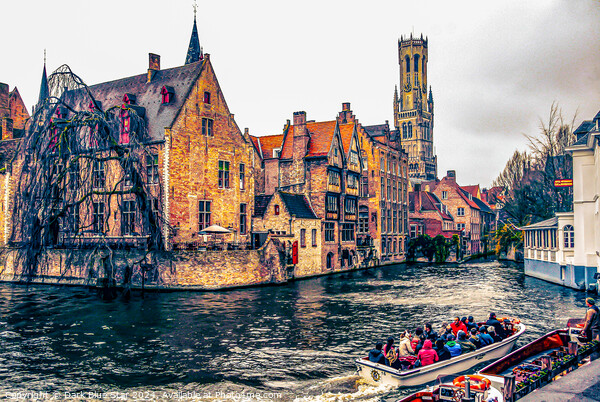 The city of Bruges Picture Board by Dark Blue Star