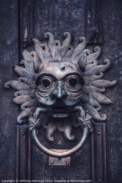 Sanctuary Knocker of Durham Cathedral Picture Board by Anthony Horrocks