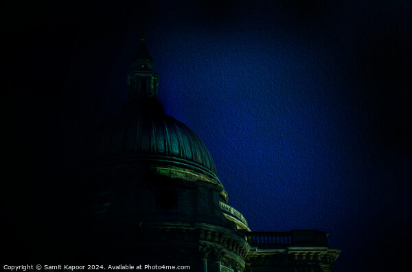 St Pauls Cathedral London Picture Board by Samit Kapoor