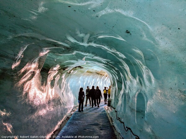 Inside a glacier  Picture Board by Robert Galvin-Oliphant