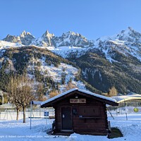 Snowy Alpine Peaks Landscape