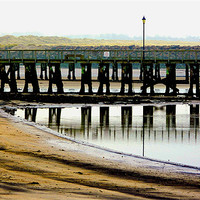 Buy canvas prints of Amble Harbour , Northumberland by val butcher