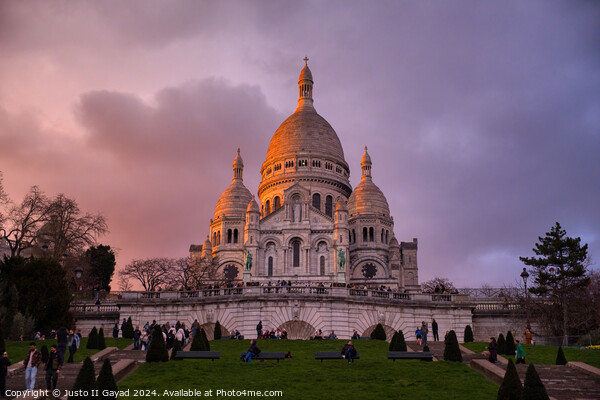 Basilica of the Sacred Heart of Paris, Montmartre Picture Board by Justo II Gayad