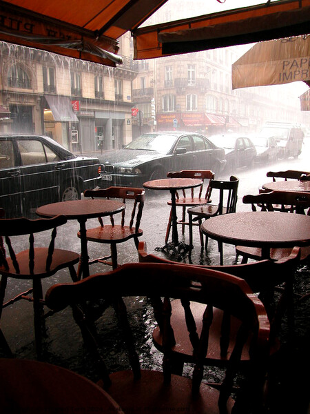 Paris sous la pluie Picture Board by Ernesto Terri