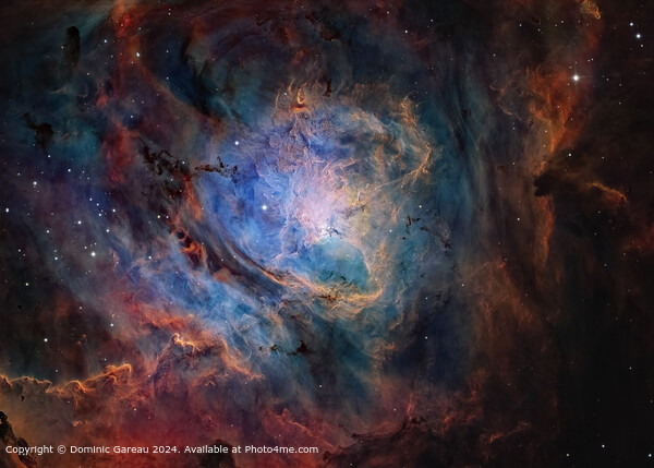 Lagoon Nebula Core Details Picture Board by Dominic Gareau