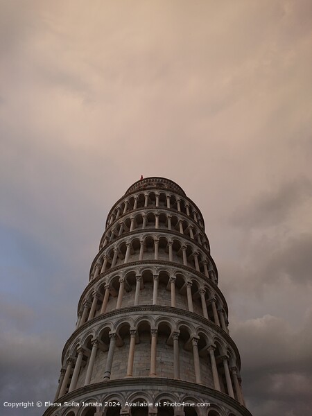 Pisa Tower Cityscape Picture Board by Elena Sofia Janata