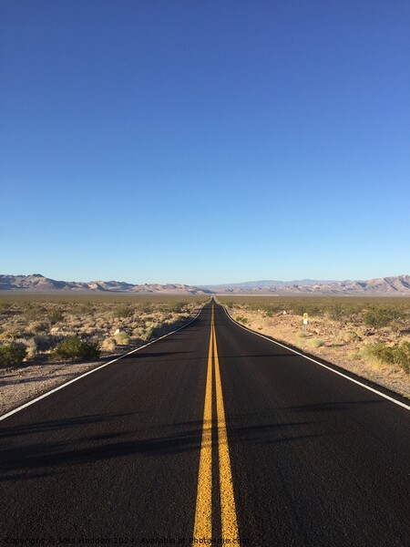 Desert road Picture Board by Jess Hadden