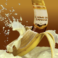 Buy canvas prints of Banana Cream Liquor by PhotoStock Israel