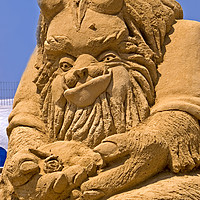 Buy canvas prints of Sand sculpture Haifa, July 2006 by PhotoStock Israel