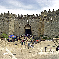 Buy canvas prints of Damascus Gate, Jerusalem by PhotoStock Israel
