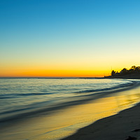 Buy canvas prints of Sunset at Malibu Pier, California by PhotoStock Israel