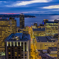 Buy canvas prints of Seattle, Washington skyline  by PhotoStock Israel