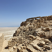 Buy canvas prints of Israel, The ruins of Masada  by PhotoStock Israel