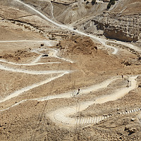 Buy canvas prints of Masada the snake path  by PhotoStock Israel