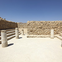 Buy canvas prints of Israel, The ruins of Masada  by PhotoStock Israel