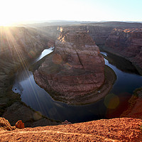 Buy canvas prints of Horseshoe Bend Colorado River Arizona USA by PhotoStock Israel