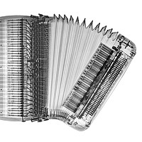 Buy canvas prints of X-ray of an Accordion by PhotoStock Israel