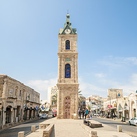 Buy canvas prints of Jaffa clock tower by PhotoStock Israel
