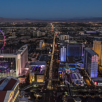 Buy canvas prints of the Strip at night, Las Vegas by PhotoStock Israel