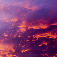 Buy canvas prints of red cloudscape at sunset. by PhotoStock Israel