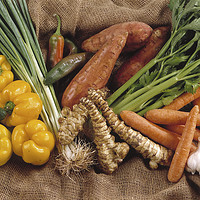 Buy canvas prints of  an assortment of vegetable by PhotoStock Israel