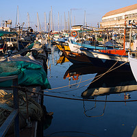 Buy canvas prints of old fishermen's port in Old Jaffa by PhotoStock Israel
