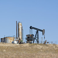 Buy canvas prints of Oil well Osage Indian reservation, Oklahoma OK USA by PhotoStock Israel