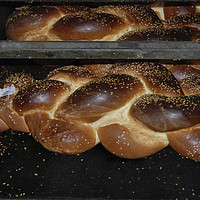 Buy canvas prints of Freshly baked Challa by PhotoStock Israel