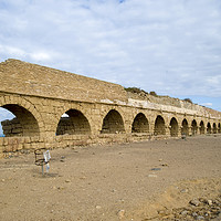 Buy canvas prints of Roman Aqueduct, Israel by PhotoStock Israel