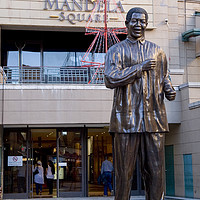 Buy canvas prints of Statue of Nelson Mandela by PhotoStock Israel