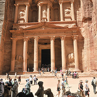 Buy canvas prints of Jordan, Petra the Treasury  by PhotoStock Israel