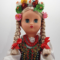 Buy canvas prints of Bulgarian Doll on white background by PhotoStock Israel