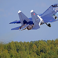 Buy canvas prints of Russian Air Force Su-30SM by PhotoStock Israel