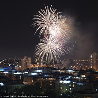 Buy canvas prints of Fireworks display by PhotoStock Israel