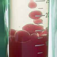 Buy canvas prints of Phase separation in a test tube by PhotoStock Israel