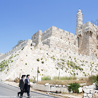 Buy canvas prints of Israel, Jerusalem, The tower of David by PhotoStock Israel