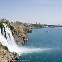 Buy canvas prints of Antalya, Lower duden waterfall by PhotoStock Israel