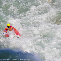 Buy canvas prints of White water rafting  by PhotoStock Israel