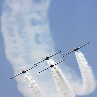 Buy canvas prints of IAF Fouga Magister aerobatics display by PhotoStock Israel