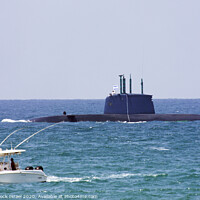 Buy canvas prints of Israeli Navy Dolphin class submarine  by PhotoStock Israel