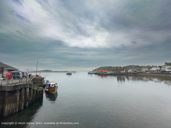 Oban harbour Picture Board by Kevin Wailes