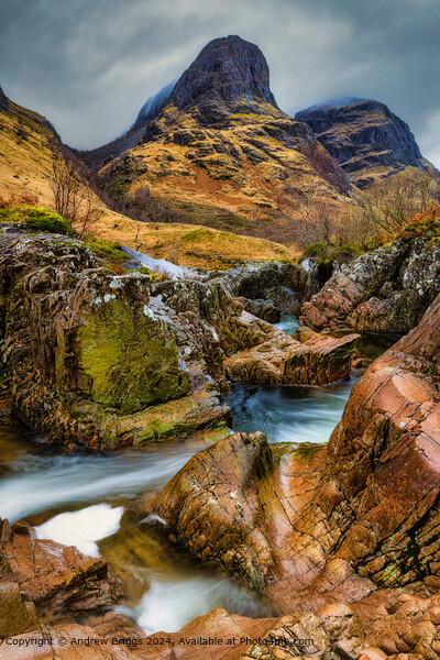 Two of The Three Sisters of Glencoe, Scotland Picture Board by Andrew Briggs